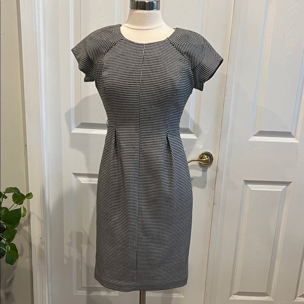 NWT Worthington Black and White Checkered Dress